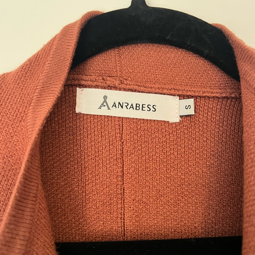 Rust Open Cardigan - Picture 3 of 3
